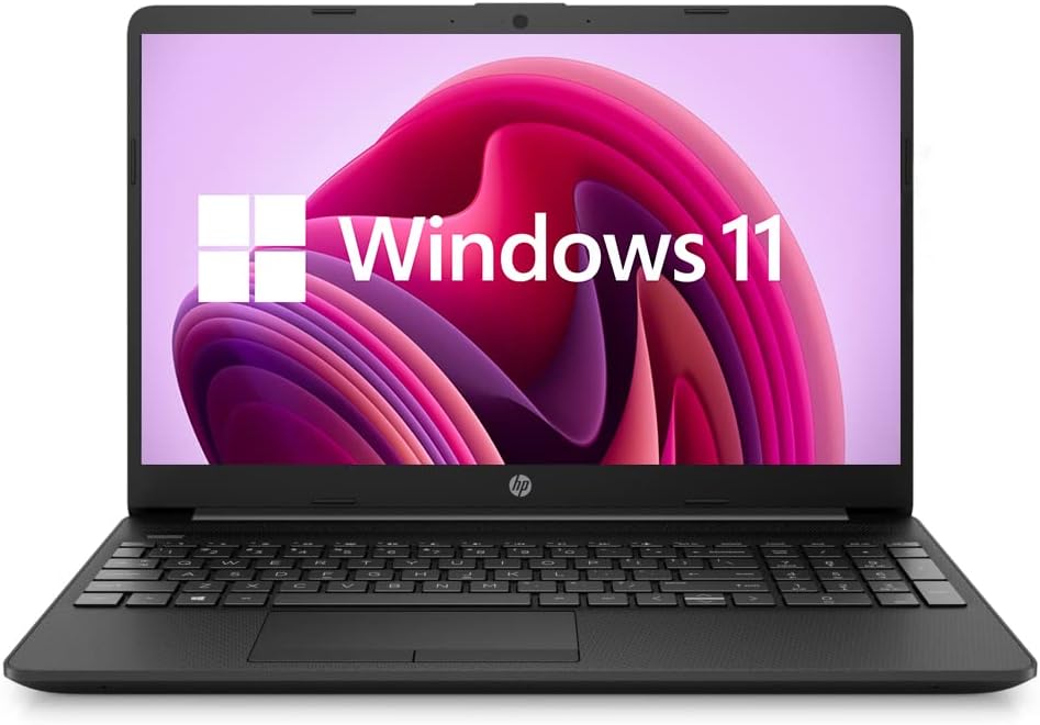 SKU: 0196068774592, Barcode: 196068774592 - HP Notebook 15 Laptop 15.6-inch Celeron N4020 8GB RAM 128GB SSD Intel UHD Graphics in Black