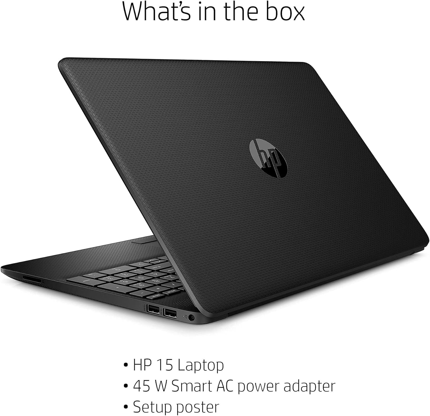 High-Performance HP Notebook 15 Laptop with Intel Celeron Processor, 8GB RAM, 128GB SSD, and Integrated Graphics 0196068774592