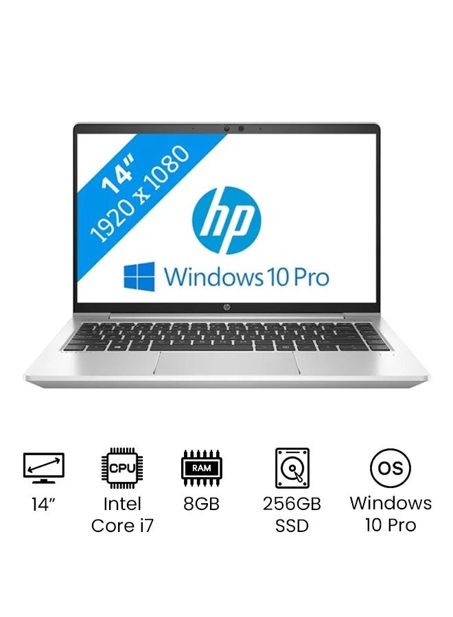 HP ProBook 440 G8 Business Laptop 14 - inch Core i7 - 1165G7 8GB RAM 256GB SSD Intel Iris Xe - 256GB SSD - 14 - inch - Intel Iris Xe