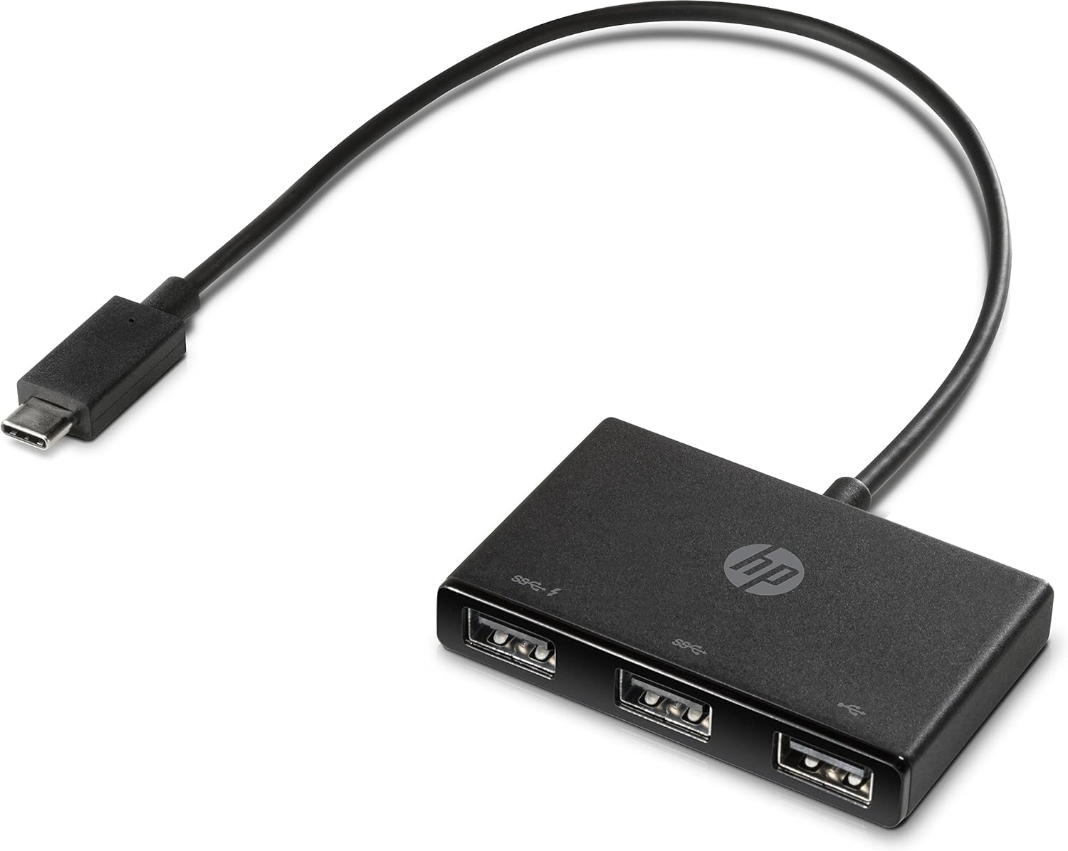 HP USB-C to USB-A Hub - No software required, convenient for trusted accessories on-the-go. 0190780929506