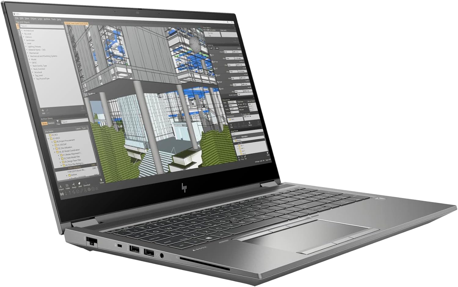 High-performance HP ZBook Fury G8 with Core i7-11850H and NVIDIA RTX A3000 0196068999445