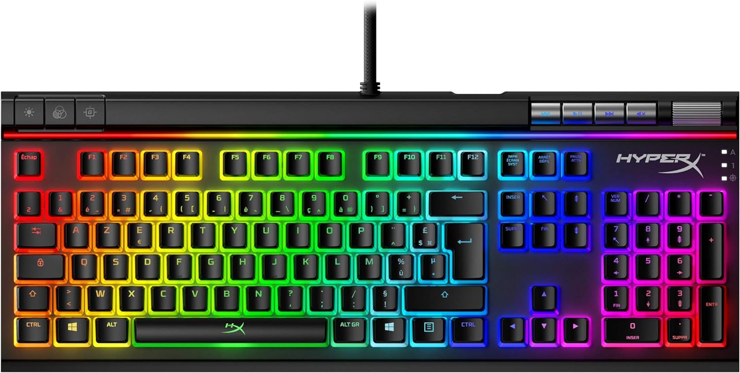 HyperX Alloy Elite 2 Exclusive FNAC Gaming Keyboard - Sleek design, RGB lighting, HyperX quality. 0740617303773