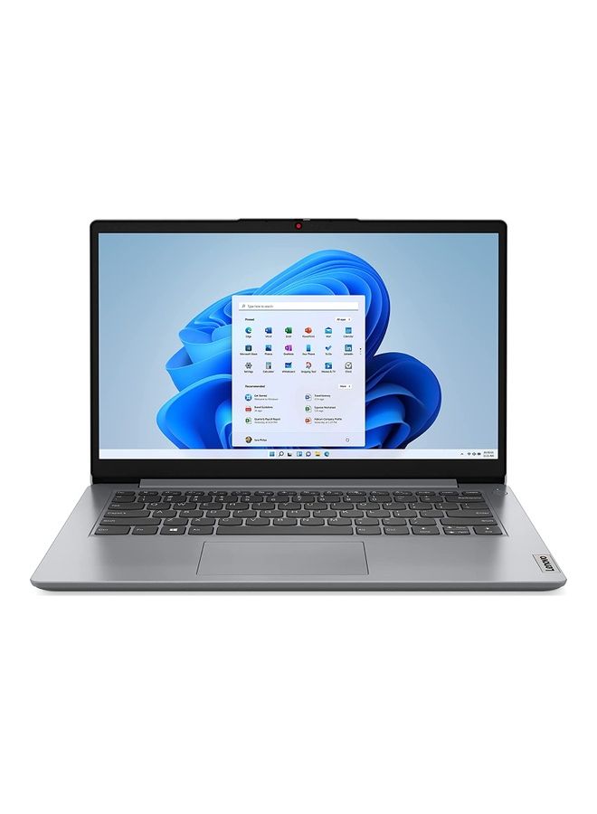 Ideapad 1 Laptop With 14 - Inch HD Display, Core i3 - 1215U Processor/16GB RAM/1TB SSD/Intel UHD Graphics/Windows 11 English Cloud Grey - 1TB SSD - 14 - inch - Intel UHD Graphics