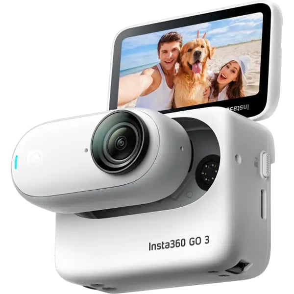 Insta360 GO 3 White Action Camera - The world's smallest action camera, weighing only 35g! CINSABKA