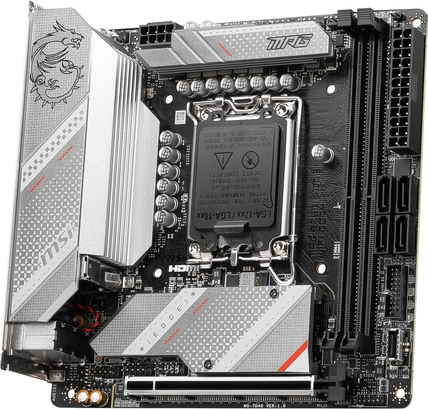 MSI B760i DDR4 WIFI6 Motherboard - AUDIO BOOST feature delivers studio-grade sound quality for an immersive gaming experience. 0824142306512