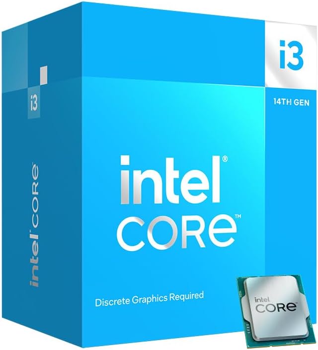 High-performance Intel Core i3-14100F Processor with 4 cores and 8 threads 0735858547536