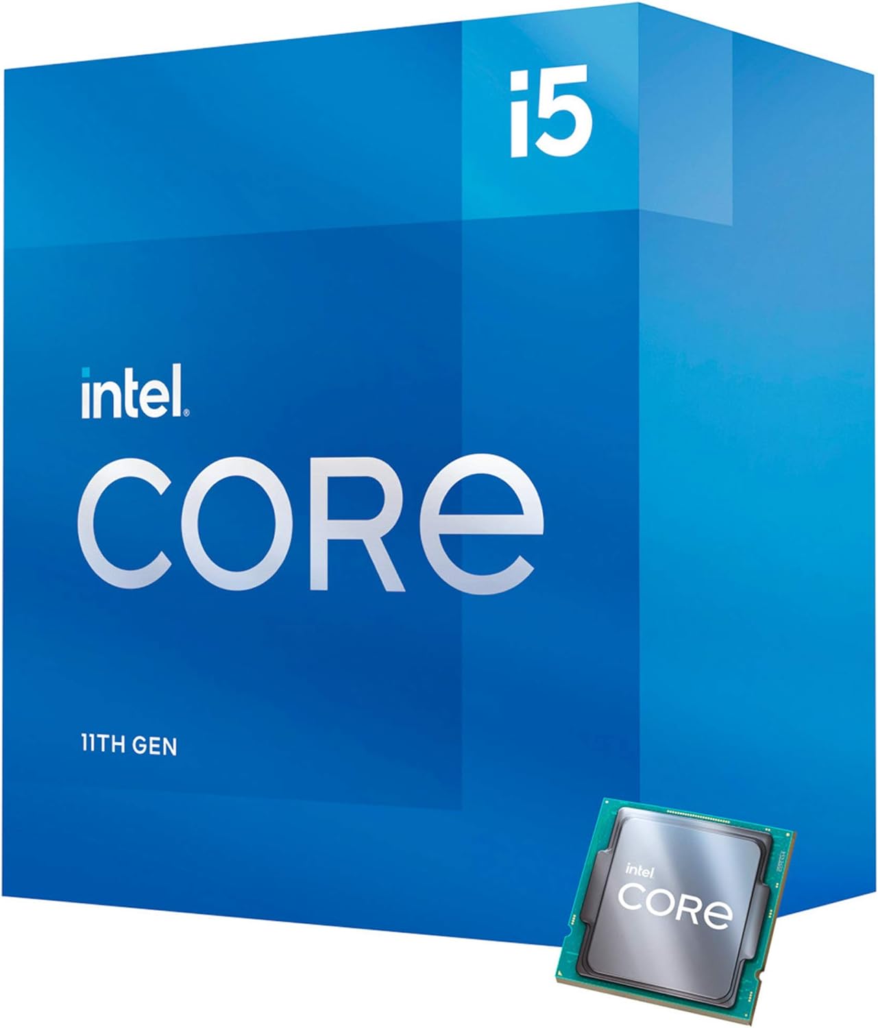 Intel Core i5-11400 - 14nm design for efficient computing with balanced cost, performance, and power. 5032037214902