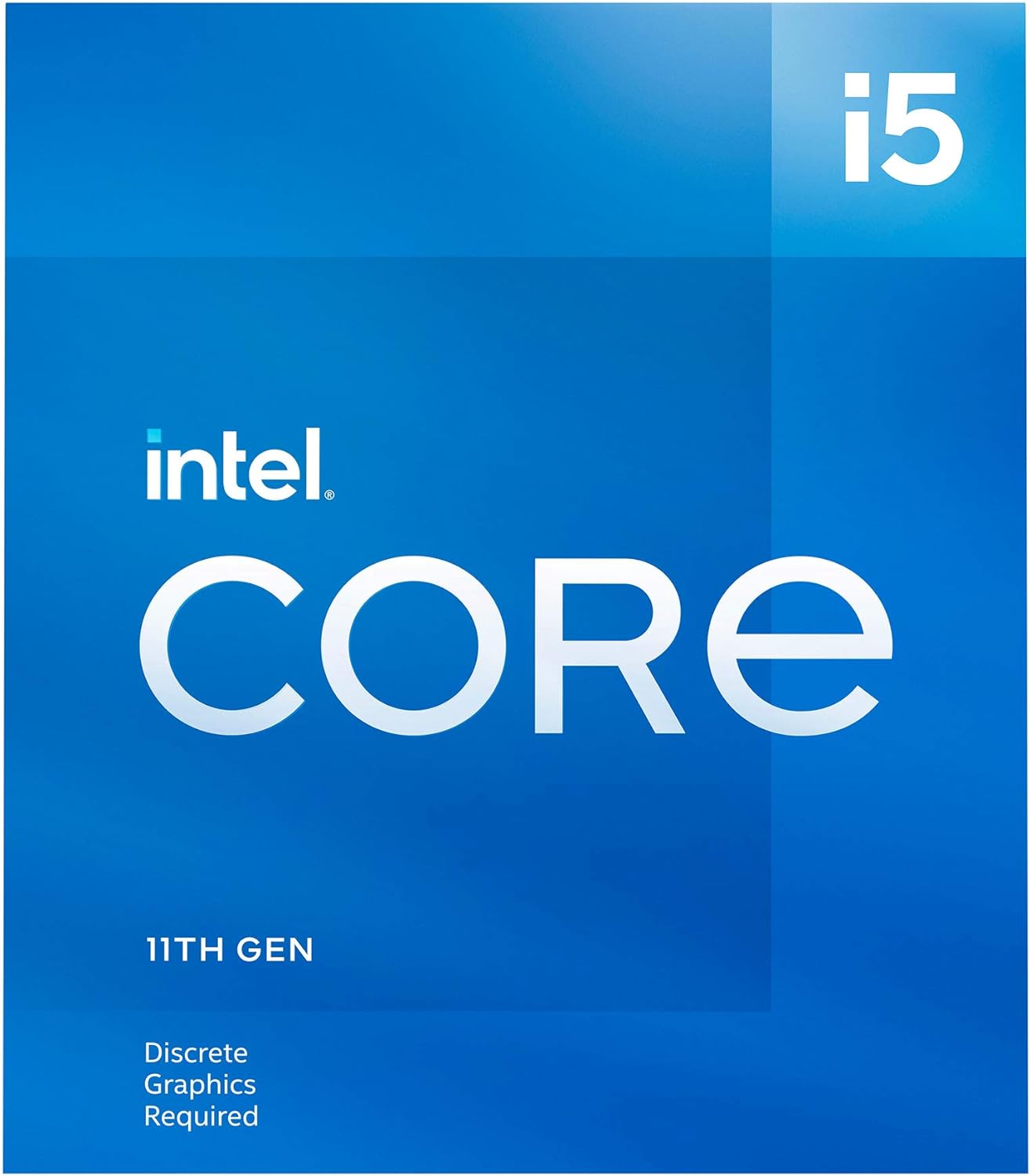 Intel Core i5-11400F CPU: 6 Cores, 4.4 GHz Max Turbo, DDR4-3200, Intel 500/400 Series - Silver 0735858478120