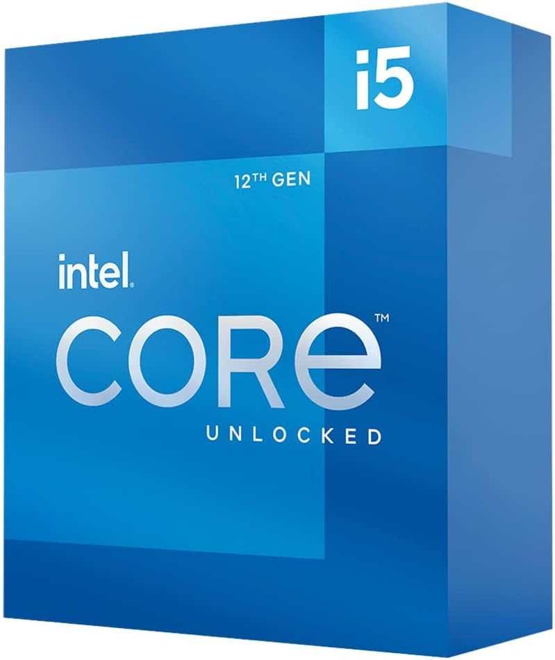 Intel Core i5-12600K Desktop Processor with Integrated Graphics, 10 Cores, up to 4.9 GHz - Unlocked LGA1700 5032037234108