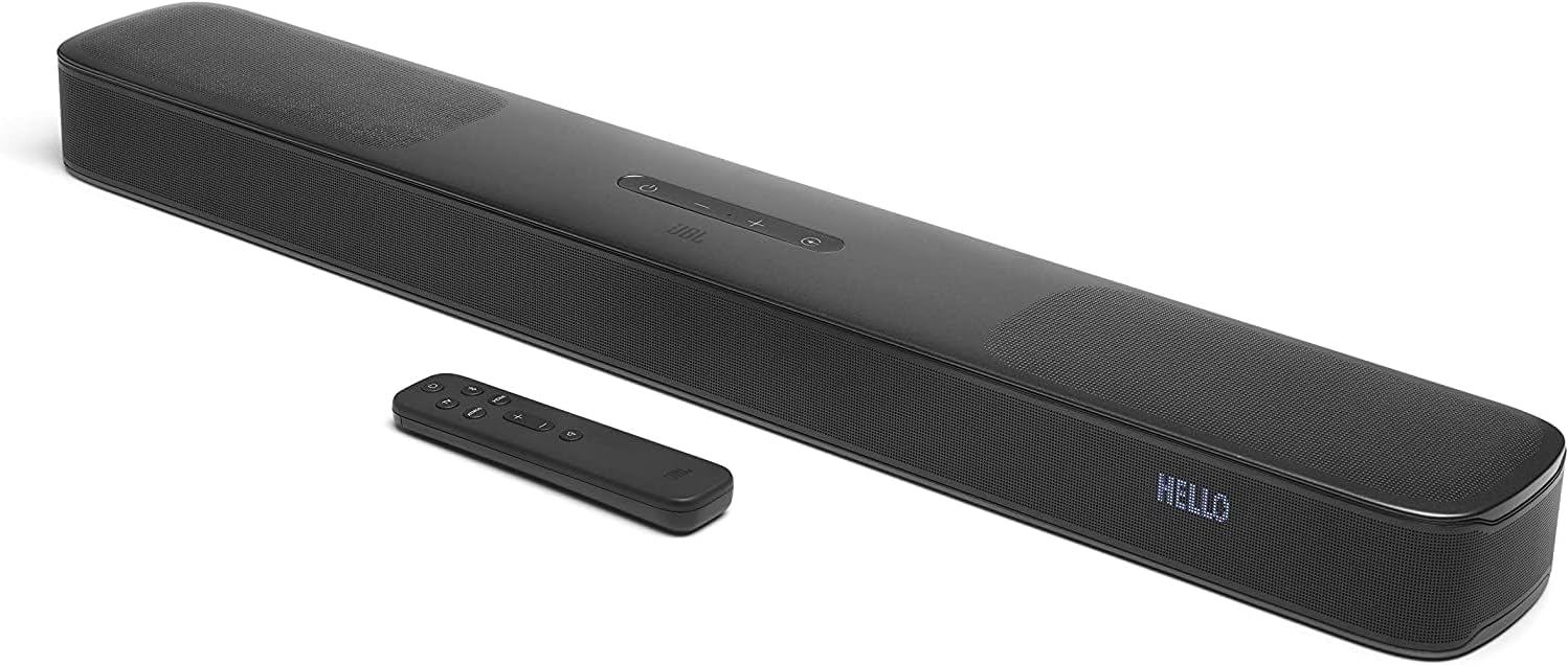 JBL BAR5.0 5-Channel Multibeam Soundbar with Dolby Atmos Virtual Grey - Certified for Humans, setup with Alexa is simple for smart home integration. 6925281975226
