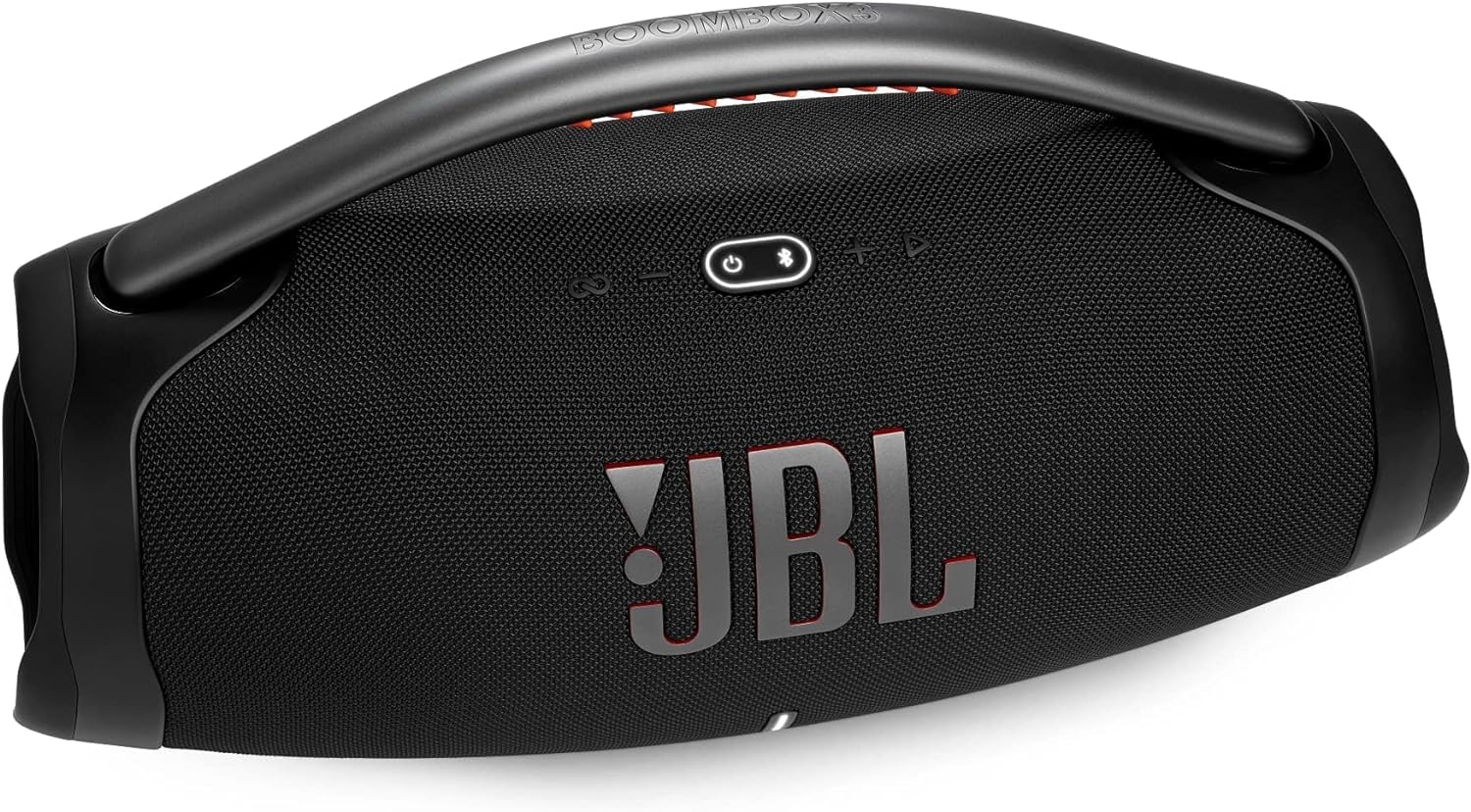 JBL Boombox 3 Black - Take your music anywhere with IP67 dust and water resistance, perfect for poolside or park adventures. 6925281998805