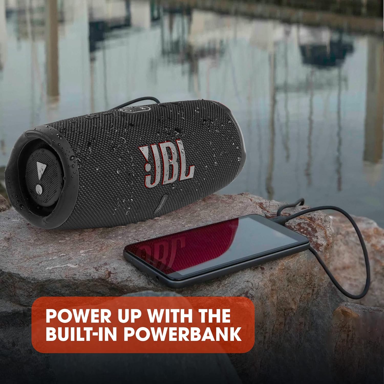 JBL Charge 5 - Crank up the fun with PartyBoost feature. 6925281982088