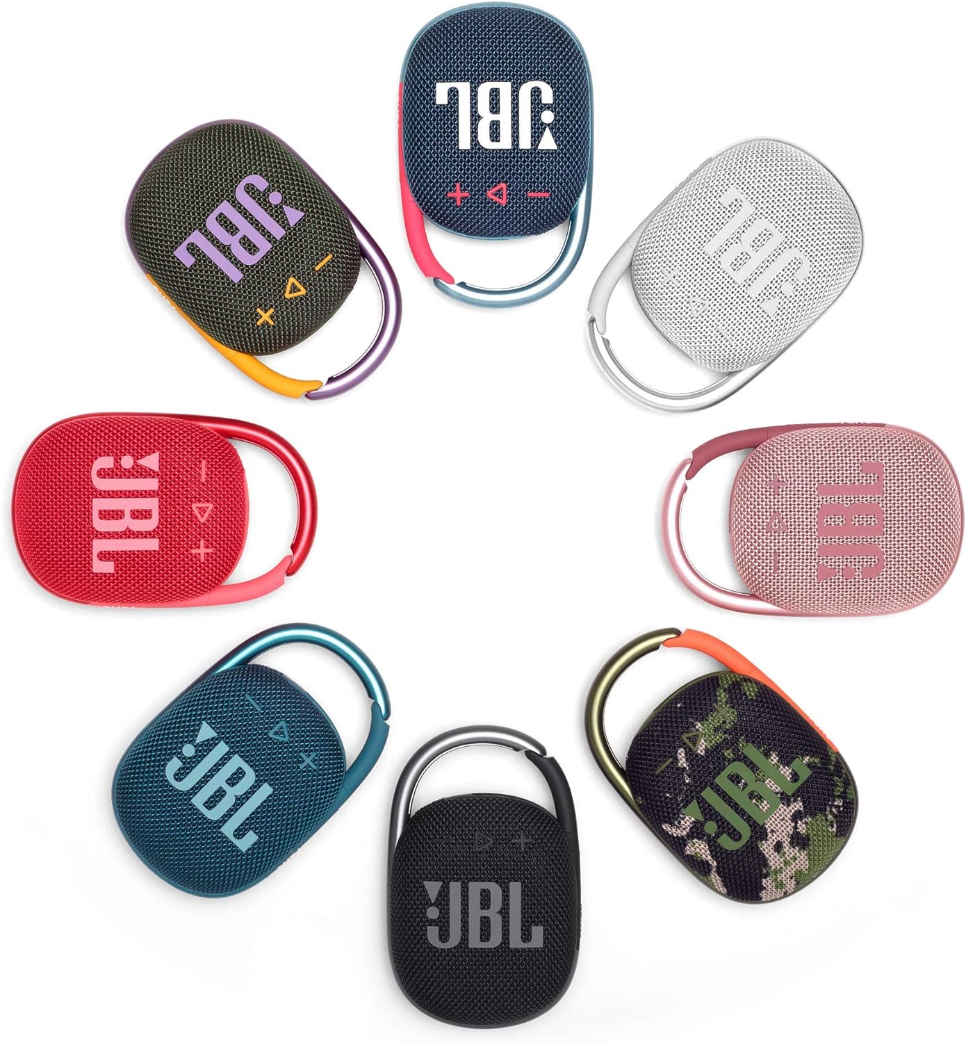 JBL Clip 4 portable speaker - Compact design with upgraded carabiner for easy attachment on the move. 6925281979378