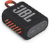 JBL Go 3 Speaker in Black and Orange: Original JBL Pro Sound, IP67 Waterproof, 5 Hours Play Time 6925281979170