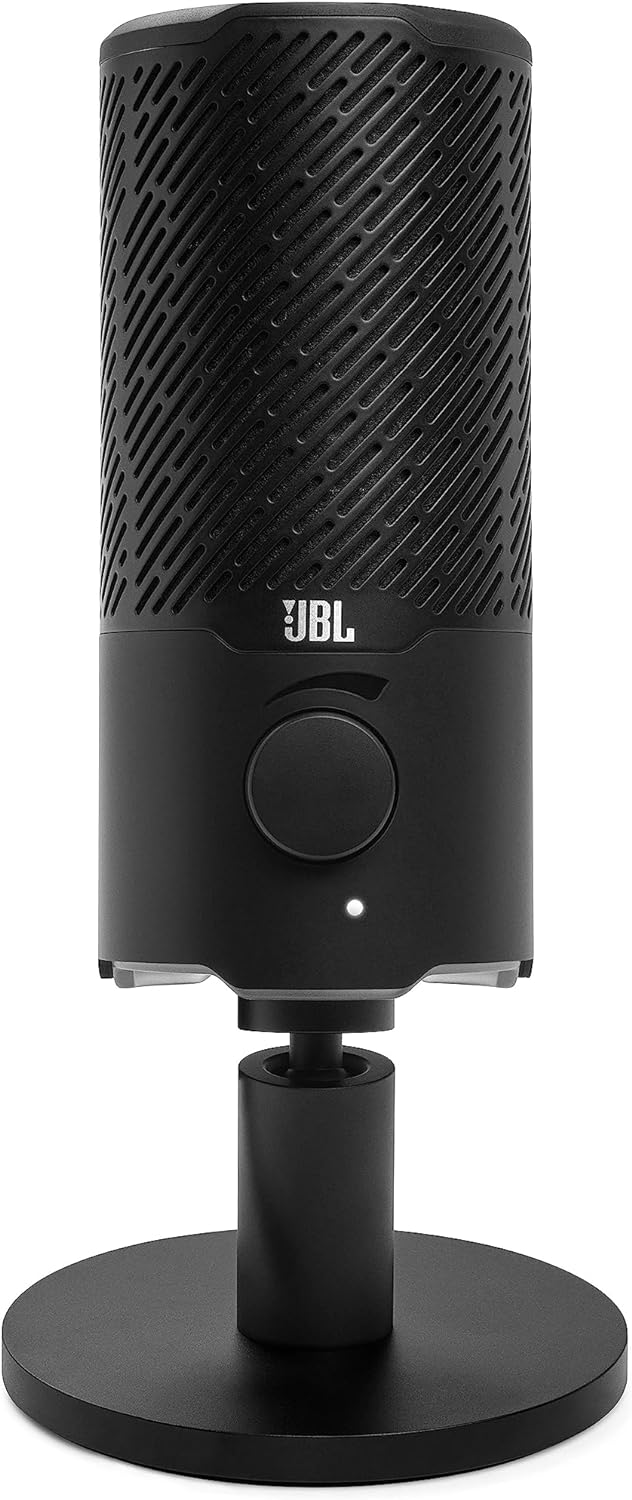 JBL Quantum Stream USB Mic - Dual electret condenser for high-quality voice streaming at 96kHz sampling rate 6925281998218