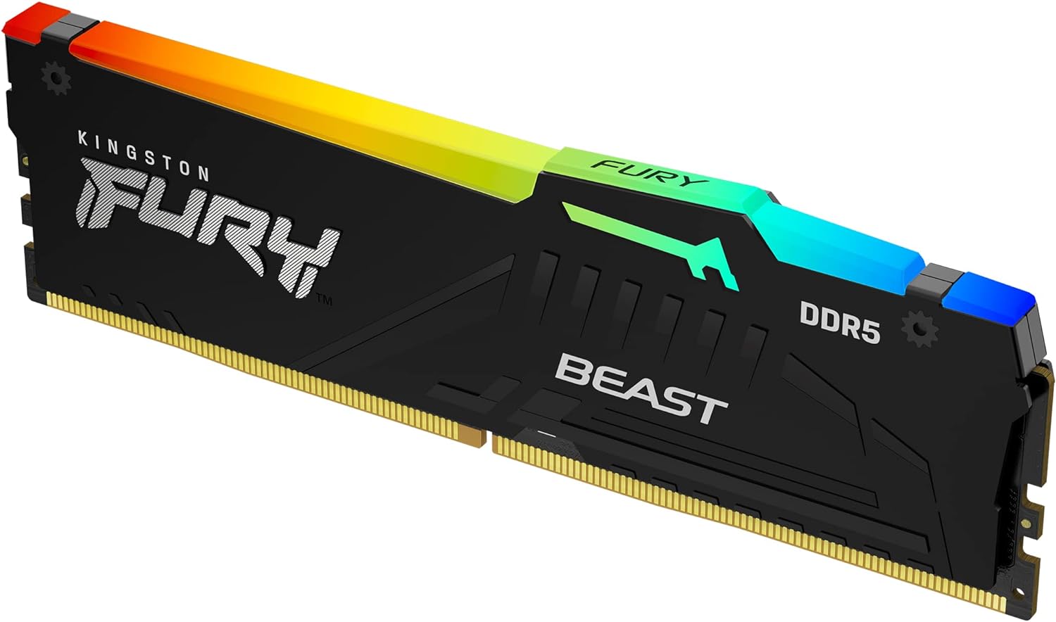 Kingston Fury Beast DDR5 RGB 16GB 5600MT/s - Patented Kingston FURY Infrared Sync Technology. 0740617328585