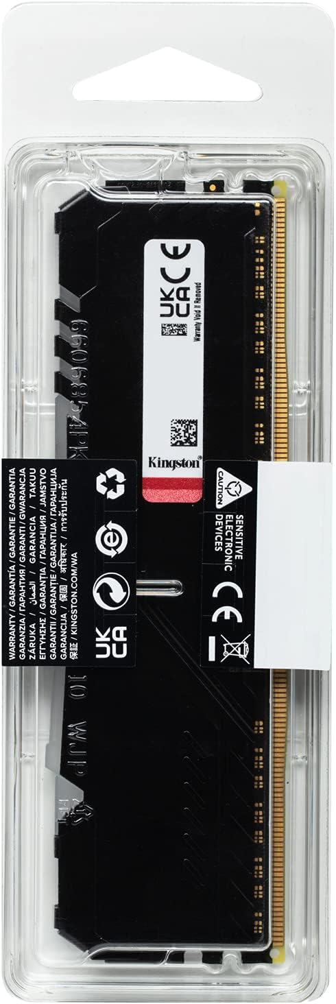 Kingston FURY Beast RGB Memory - Dynamic RGB lighting with Kingston's Infrared Sync Technology. 0740617319064