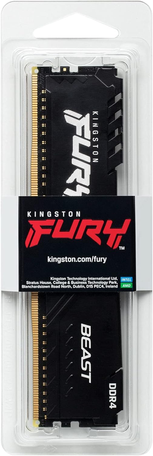 Kingston Technology FURY Beast 8GB DDR4 Memory Module - Plug N Play functionality 0740617319910