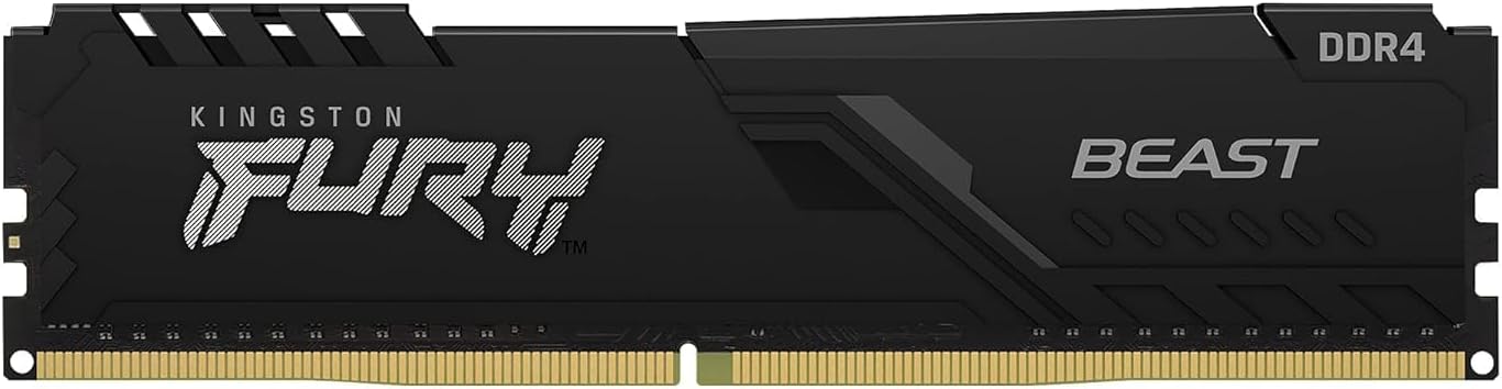 Kingston Technology FURY Beast 8GB DDR4 Memory Module - Low-profile heat spreader design 0740617319910