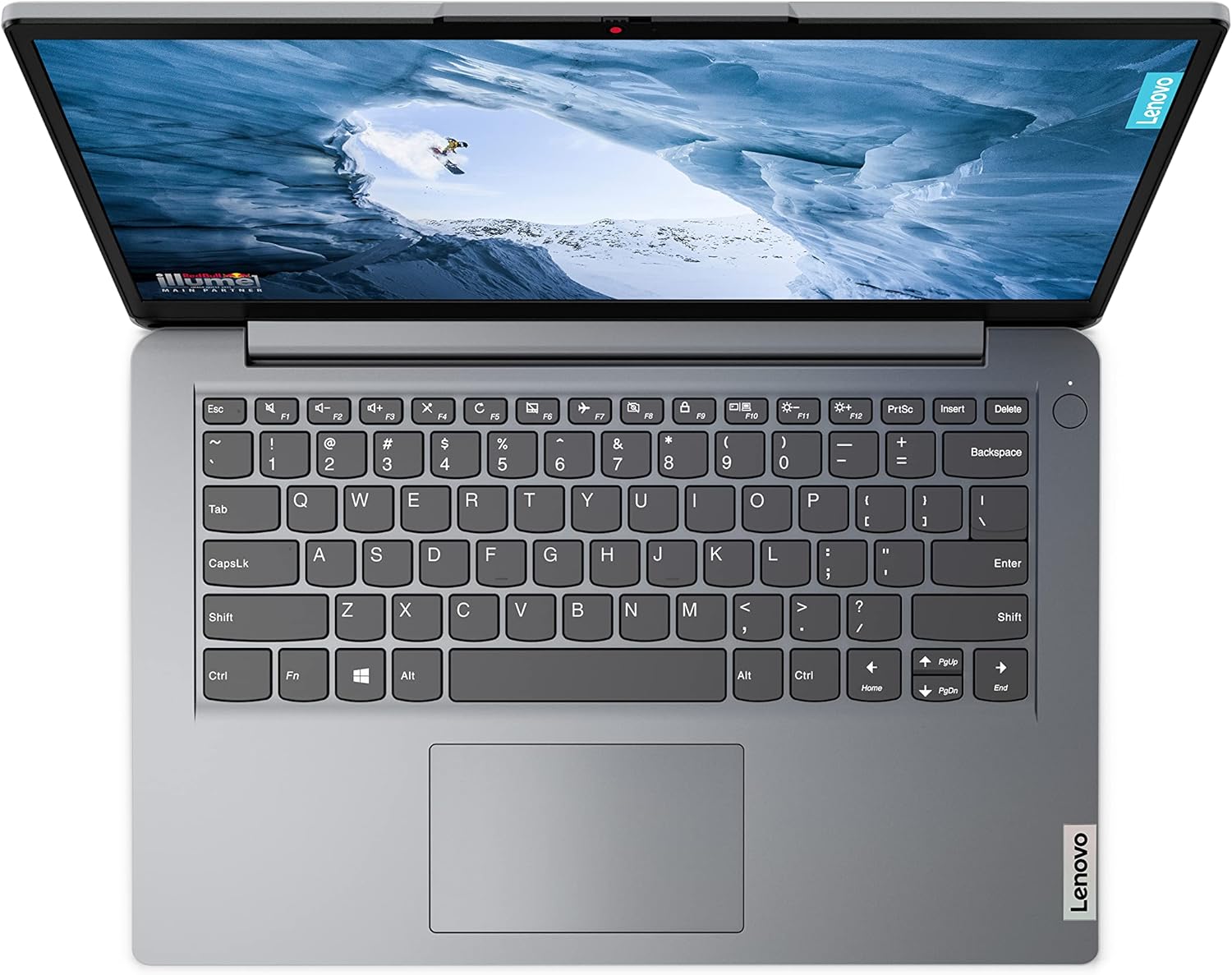 Lenovo IdeaPad 1i - Cloud Grey - Thin Design - 14 Screen - Core i3 - 4GB RAM - 128GB Storage - Win 11 S 0196800581914