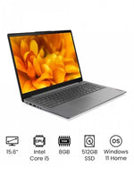 Lenovo IdeaPad 3 15.6 - inch Core i5 - 1135G7 8GB RAM 512GB SSD Intel UHD Graphics - 512GB SSD - 15.6 - inch - Intel UHD Graphics