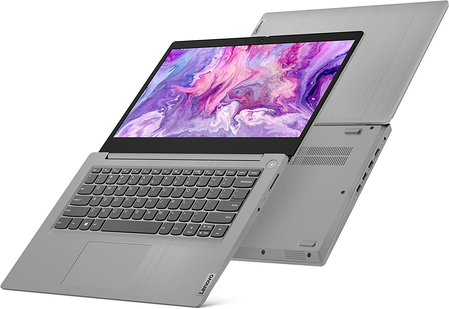 Lenovo IdeaPad 3i Laptop 14 Core i3-1115G4 12GB RAM 256GB SSD Intel UHD Graphics - Platinum Grey 0706212770006