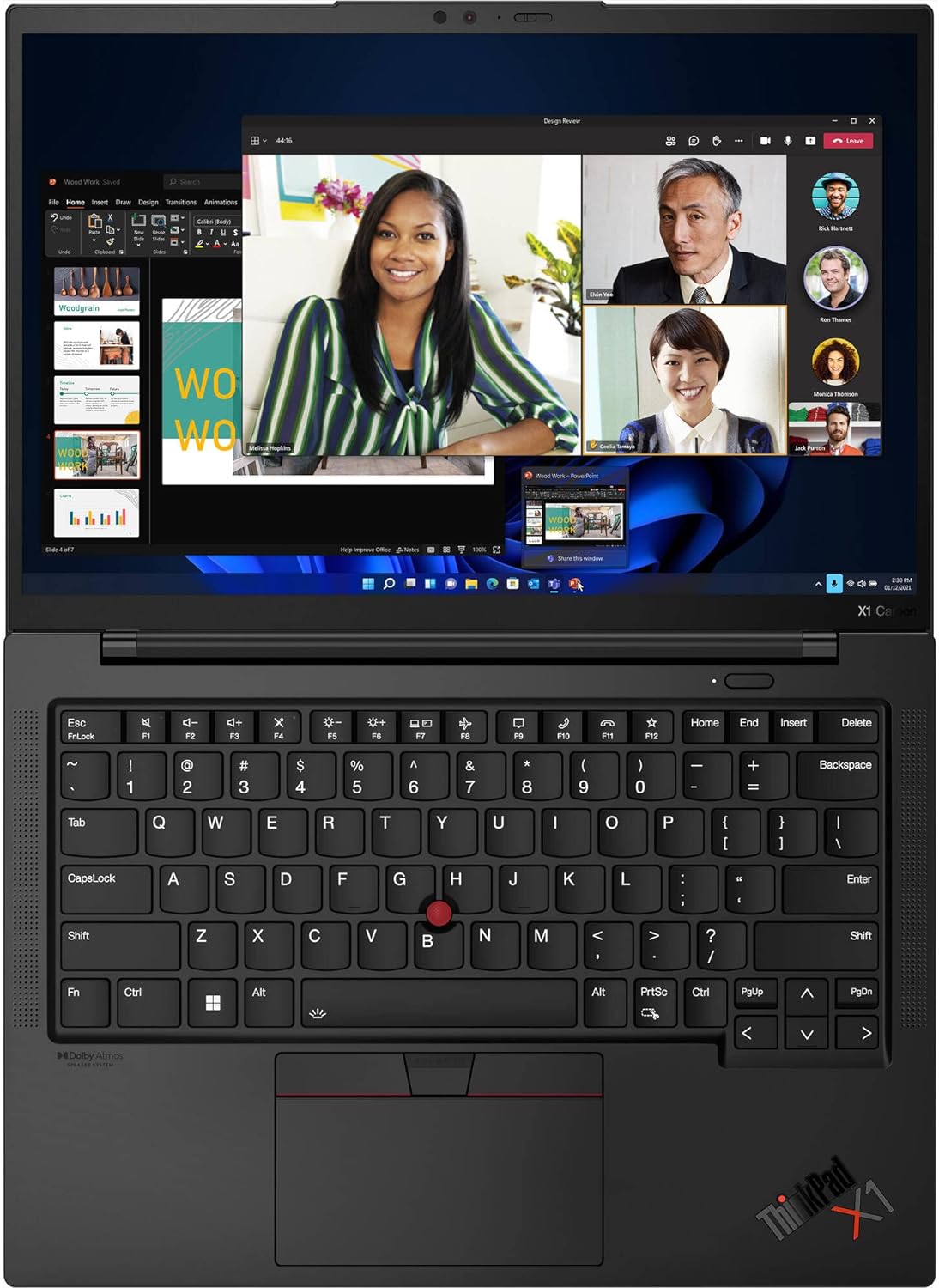 Lenovo ThinkPad X1 Carbon Gen 10 - 14 Display, Core i7, 32GB RAM, 2TB SSD, NVIDIA RTX 3050 0196379811252