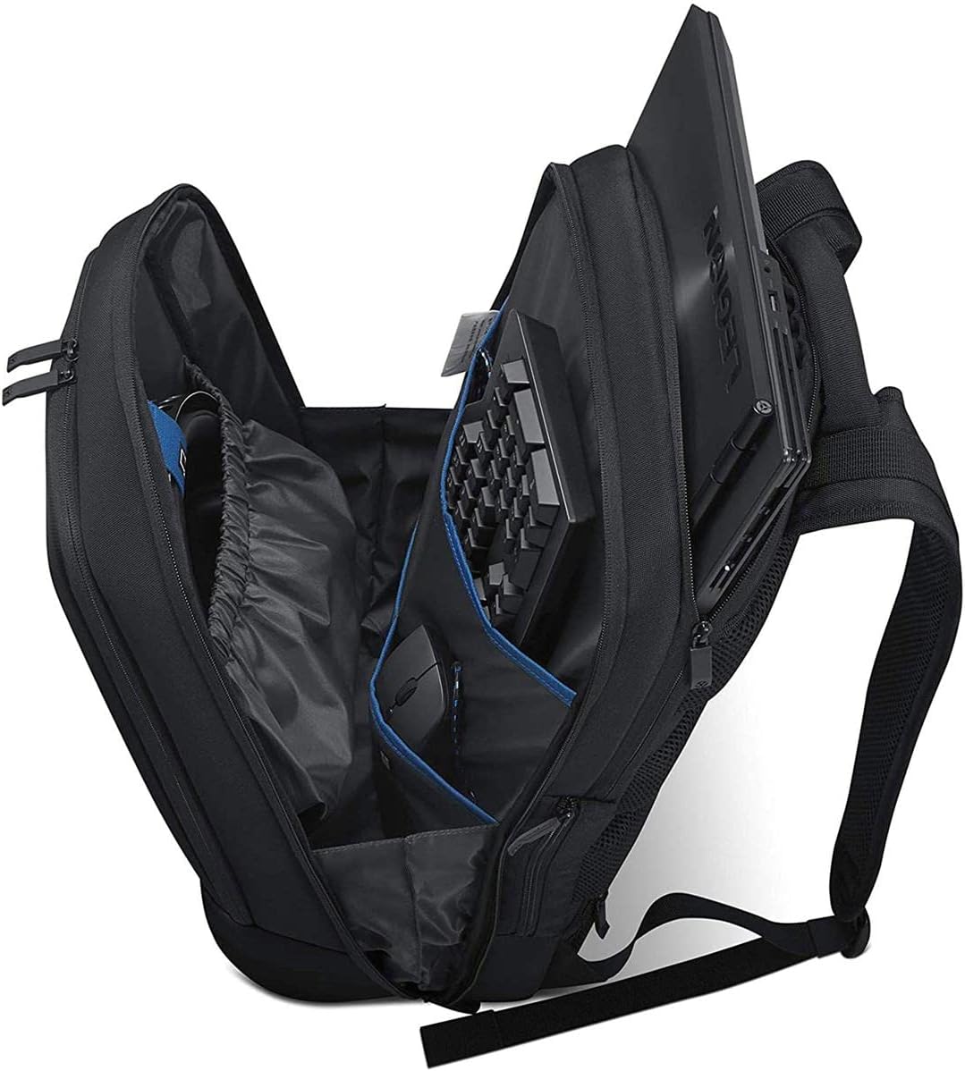 SKU: 0195713403931, Barcode: 195713403931 - Lenovo Legion 17 Armored Backpack II - Your go-to bag for gaming on the move.