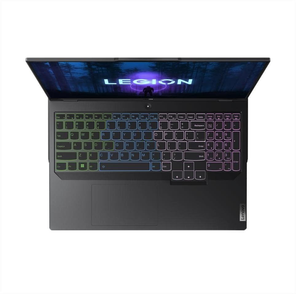 Sleek blue Lenovo Legion Pro 5 Gaming Laptop with 16-inch screen and powerful Core i9-13900 processor 0196118026763