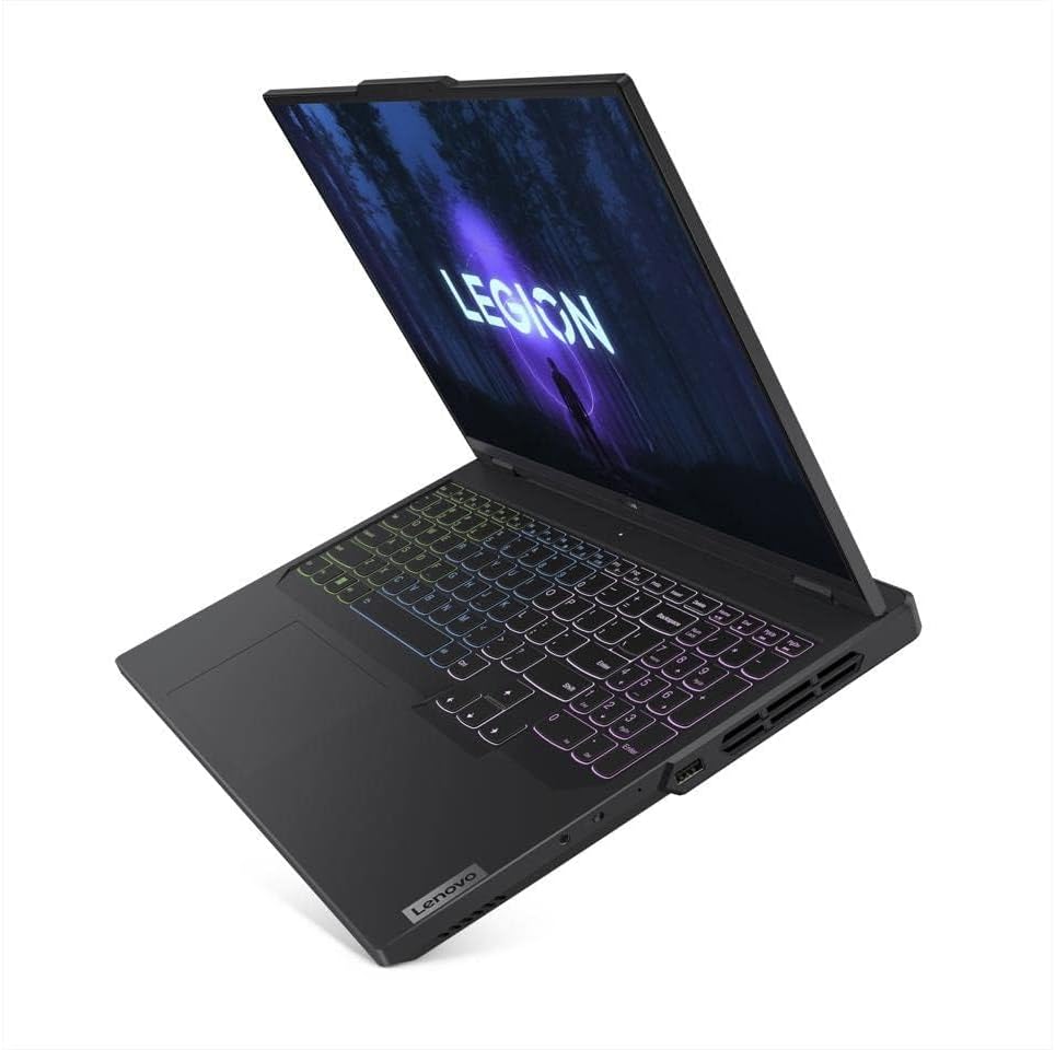 Lenovo Legion Pro 5 Gaming Laptop in blue color featuring Anti Glare Screen and Backlit Keyboard 0196118026763