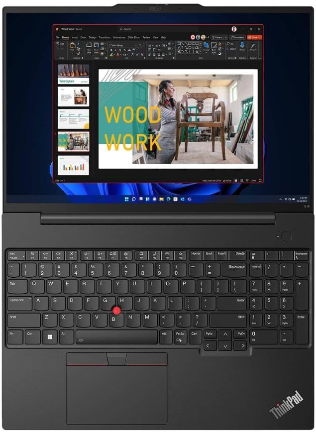 Lenovo ThinkPad E16 Gen 1 Notebook featuring 13th Gen Intel Core i5-1335U and NVIDIA MX550 Graphics 0196804710334