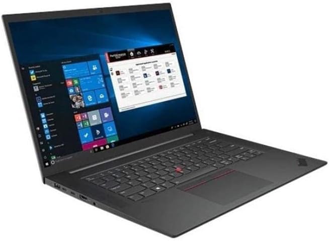 Sleek and efficient Lenovo ThinkPad P1 Gen 4 laptop featuring a 16-inch display and Windows 11 operating system 0196379405956