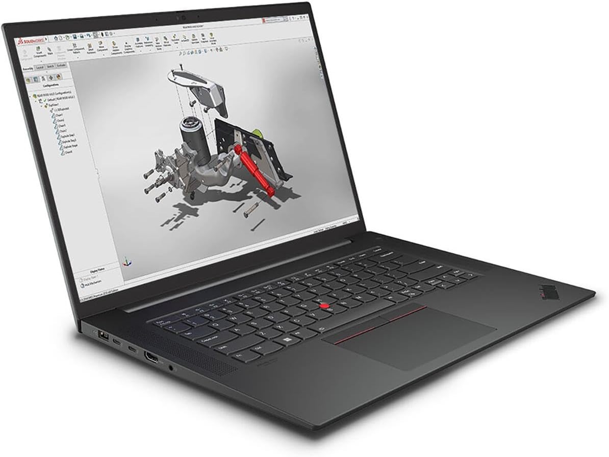 High-Performance Lenovo ThinkPad P1 Gen 6 - Core i7, 32GB RAM, RTX 2000 Graphics, Windows 11 Pro 0197529715505