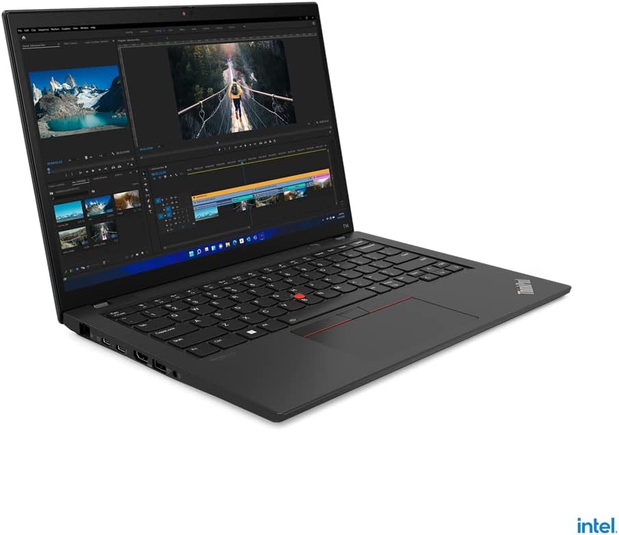 Lenovo ThinkPad T14 Gen 3 Business Laptop 14-inch Core i7-1260P 40GB RAM 1TB SSD Intel Iris Xe - Anti-glare screen for comfortable viewing in various lighting conditions. 0196800002396