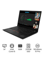 Lenovo ThinkPad T14 Gen2 Laptop 14 - inch Core i5 8GB RAM 256GB SSD Intel HD Graphics - 256GB SSD - 14 - inch - Intel HD Graphics