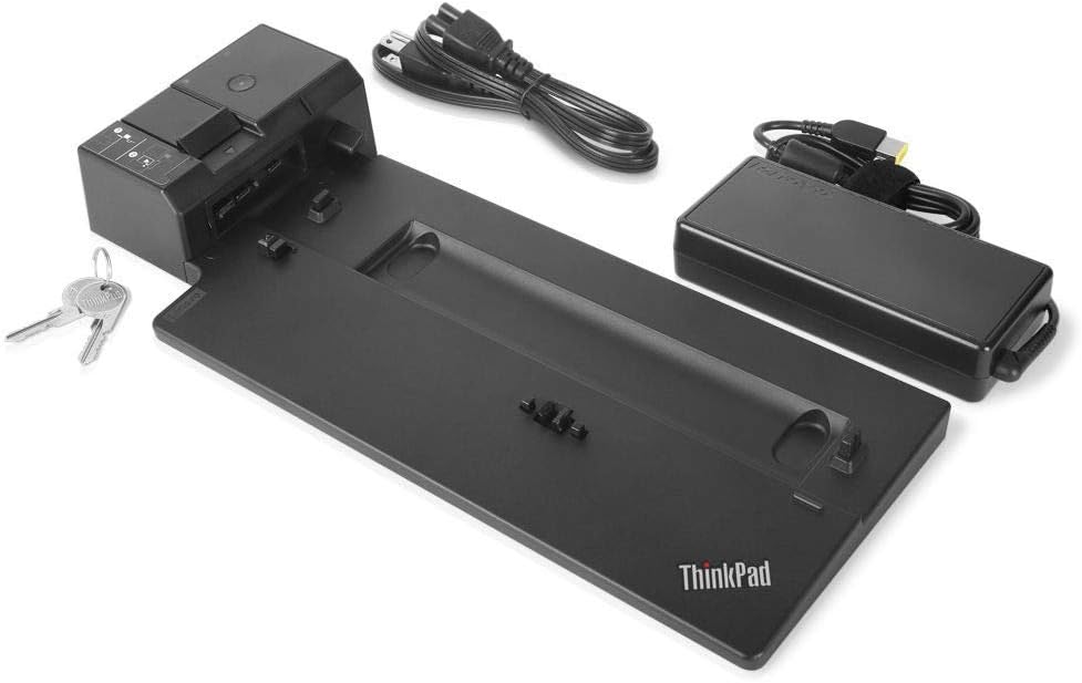 Lenovo Docking Station with 135W AC adapter - Securely connect up to 3 monitors. 0192076019915