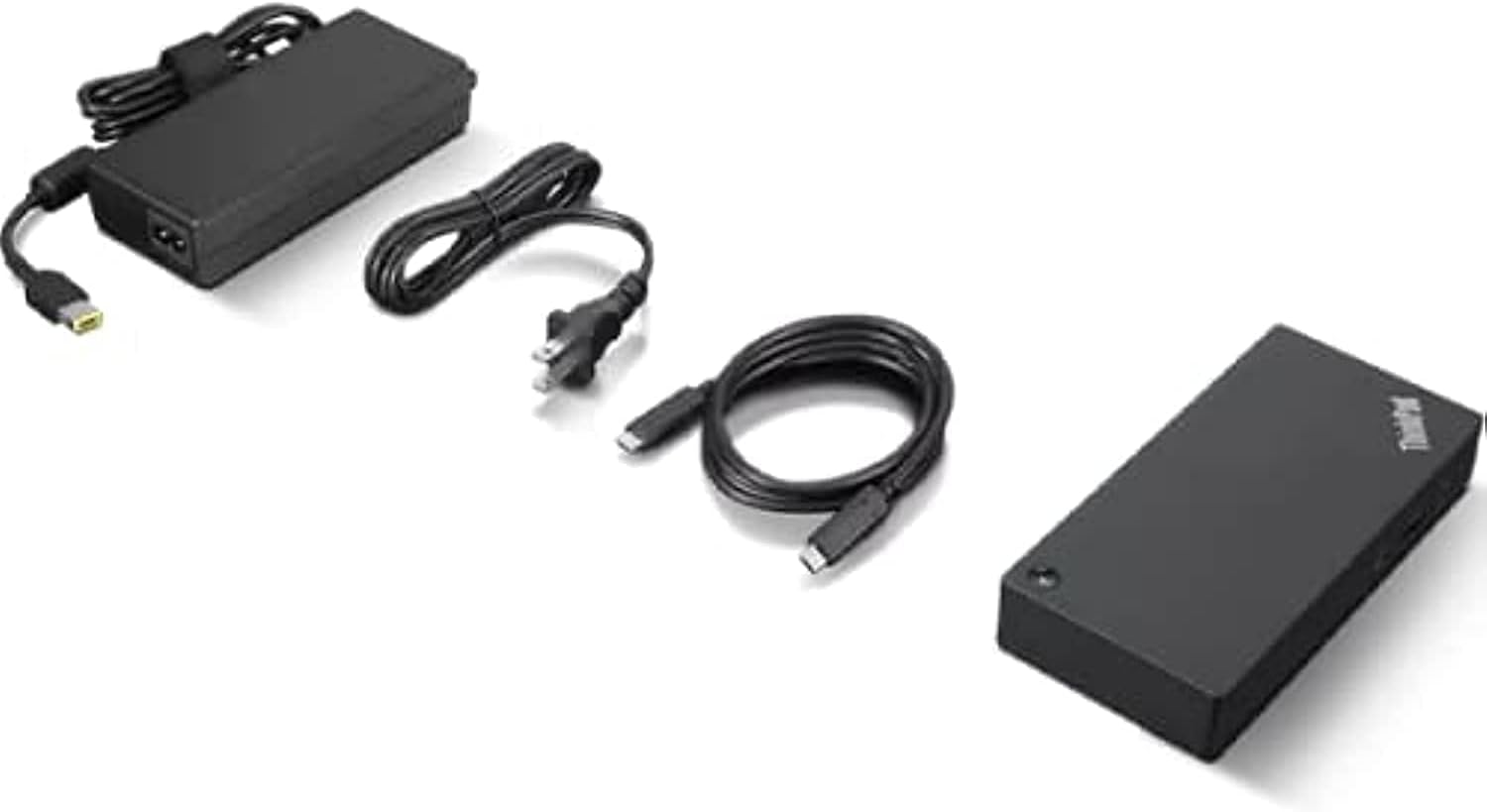 Universal USB-C Dock for Lenovo ThinkPad - Ideal for office and remote work, supports automatic firmware updates and traditional IT tools. 0195348192026