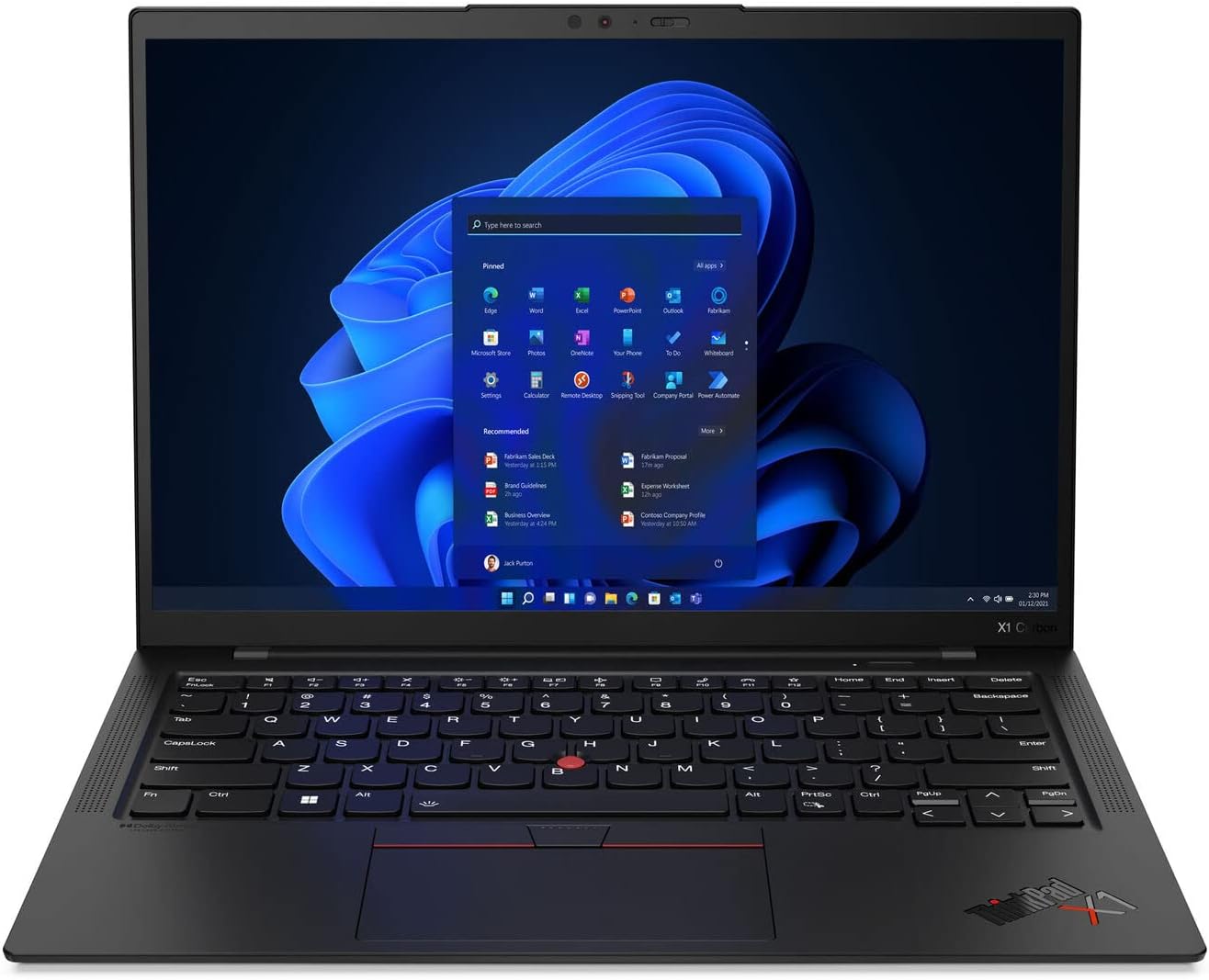 Lenovo ThinkPad X1 Carbon Gen 10 - 14 Black Laptop, Core i7, 32GB RAM, 512GB SSD, Windows 11 0196802626057