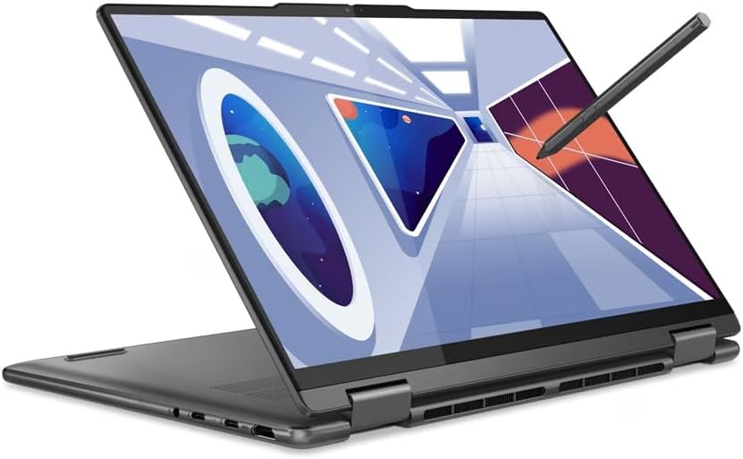 Lenovo Yoga 7 14-inch Core i7 Laptop, Red, 512GB SSD, 16GB RAM, Intel Iris Xe Graphics 0196803618204