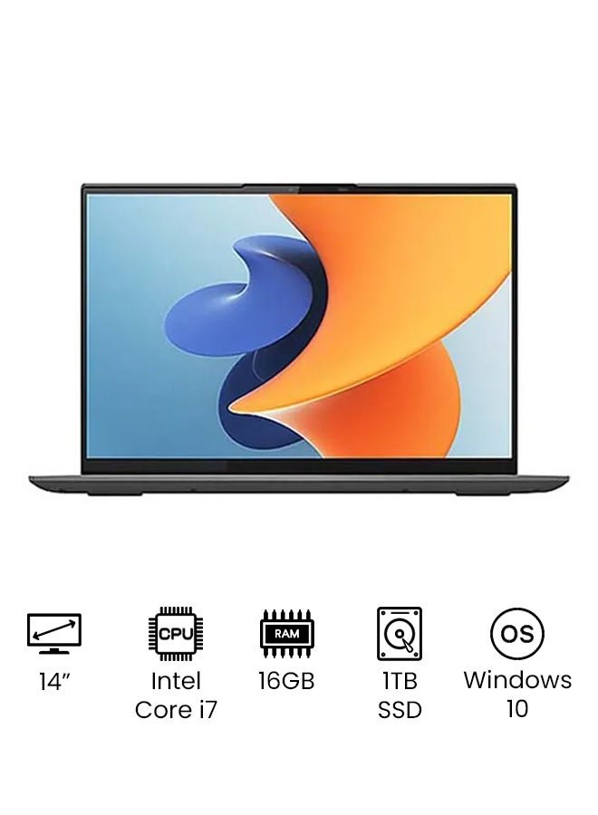 Lenovo Yoga Slim 7 Pro Laptop 14 - inch Core i7 - 11370H 16GB RAM 1TB SSD NVIDIA GeForce MX450 - 1TB SSD - 14 - inch - NVIDIA GeForce MX450