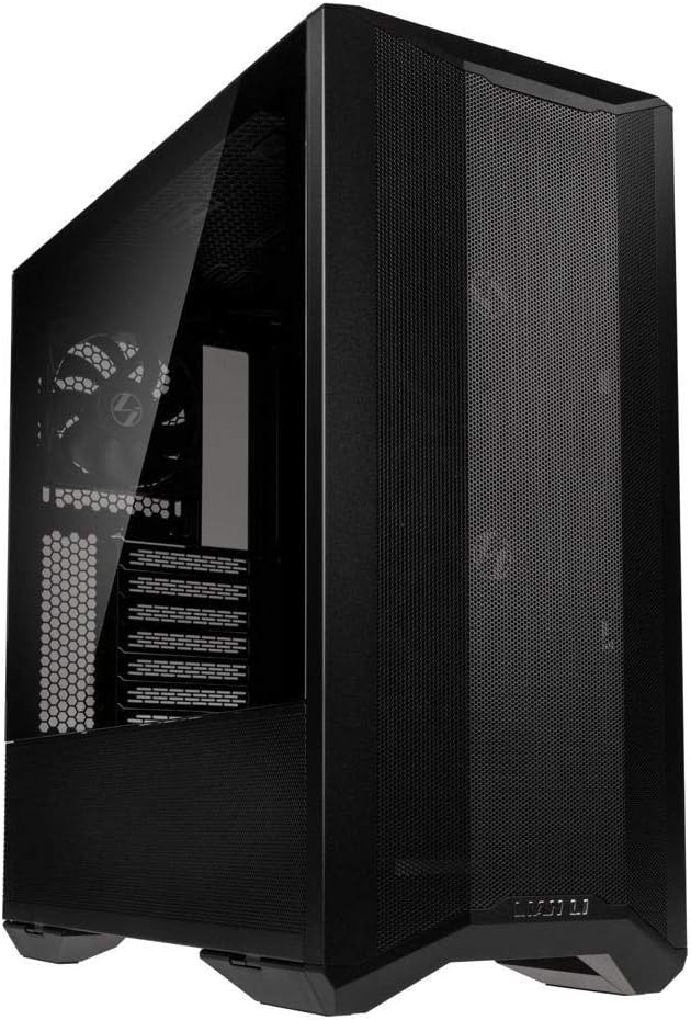 Sleek and stylish Lian Li LANCOOL II MESH Performance case in black finish. 0840353040182