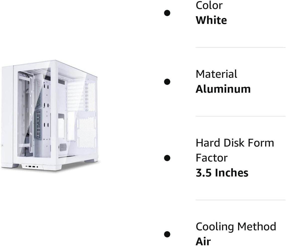 Lian-Li O11 Dynamic EVO Mid Tower Case - Dual-Chamber Layout, RGB Display Compatibility 0840353042049