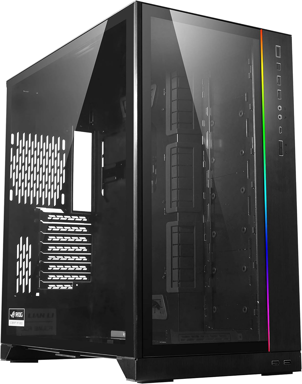SKU: 0840353009837, Barcode: 840353009837 - Lian Li O11 Dynamic XL Rog Certified Atx Full Tower Gaming Computer Case - Black