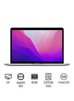 MacBook Pro 13” M2 8 - CPU 10 - GPU - 256GB: A powerful laptop with advanced CPU and GPU for fast performance. MNEH3