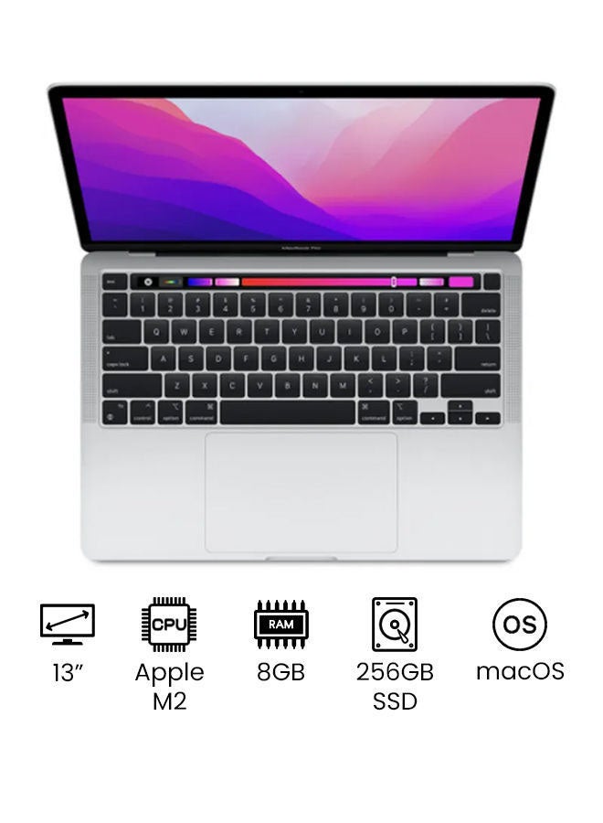 MacBook Pro 13” M2 8 - CPU 10 - GPU - 256GB: Magic Keyboard for comfortable and responsive typing experience. MNEP3