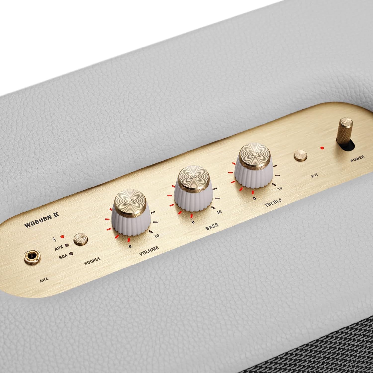 Immerse yourself in music with the Marshall Woburn II Bluetooth Speaker in White. 7340055358248