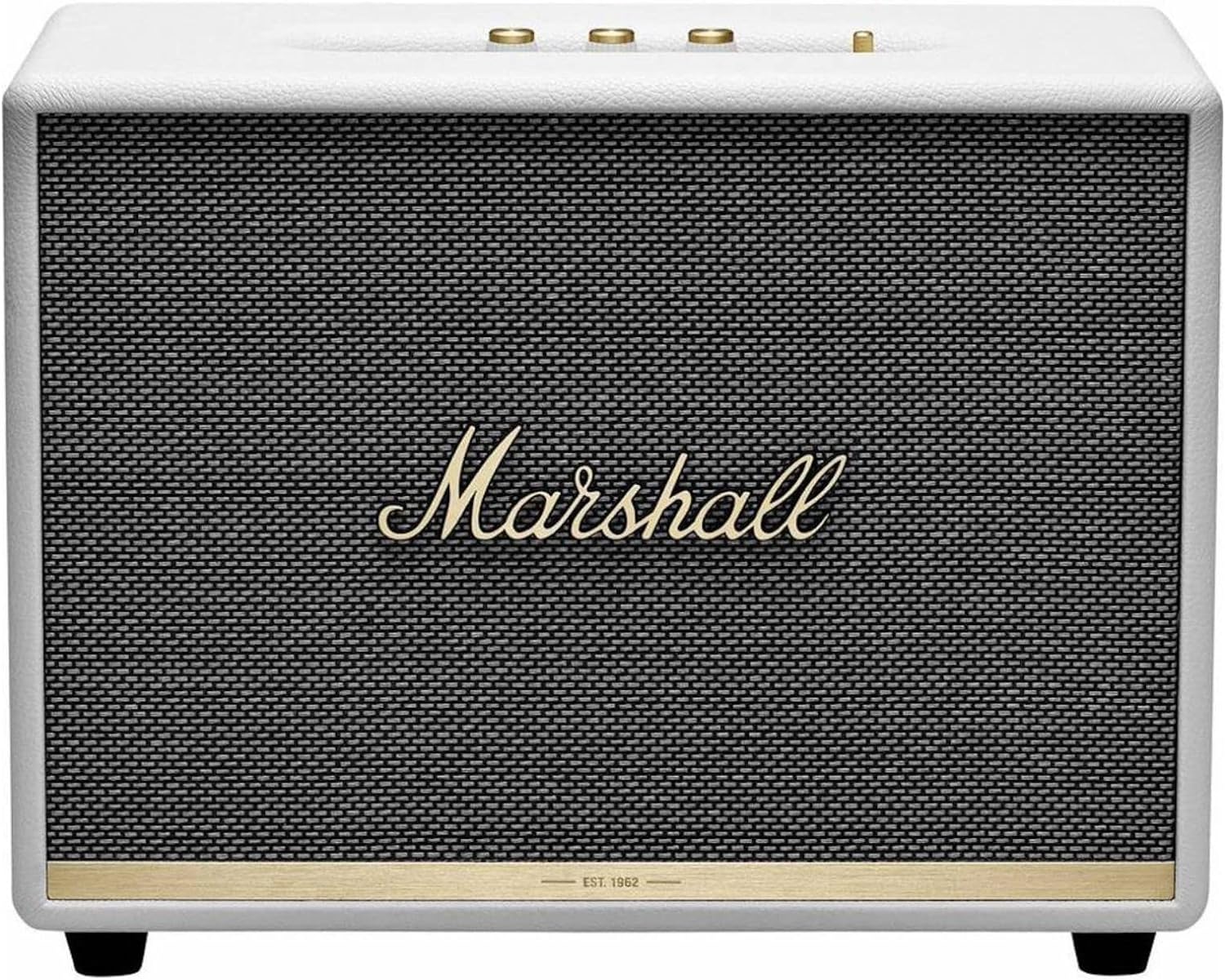 Marshall Woburn II Wireless Speaker in White - Powerful sound with clear trebles and deep bass. 7340055358248