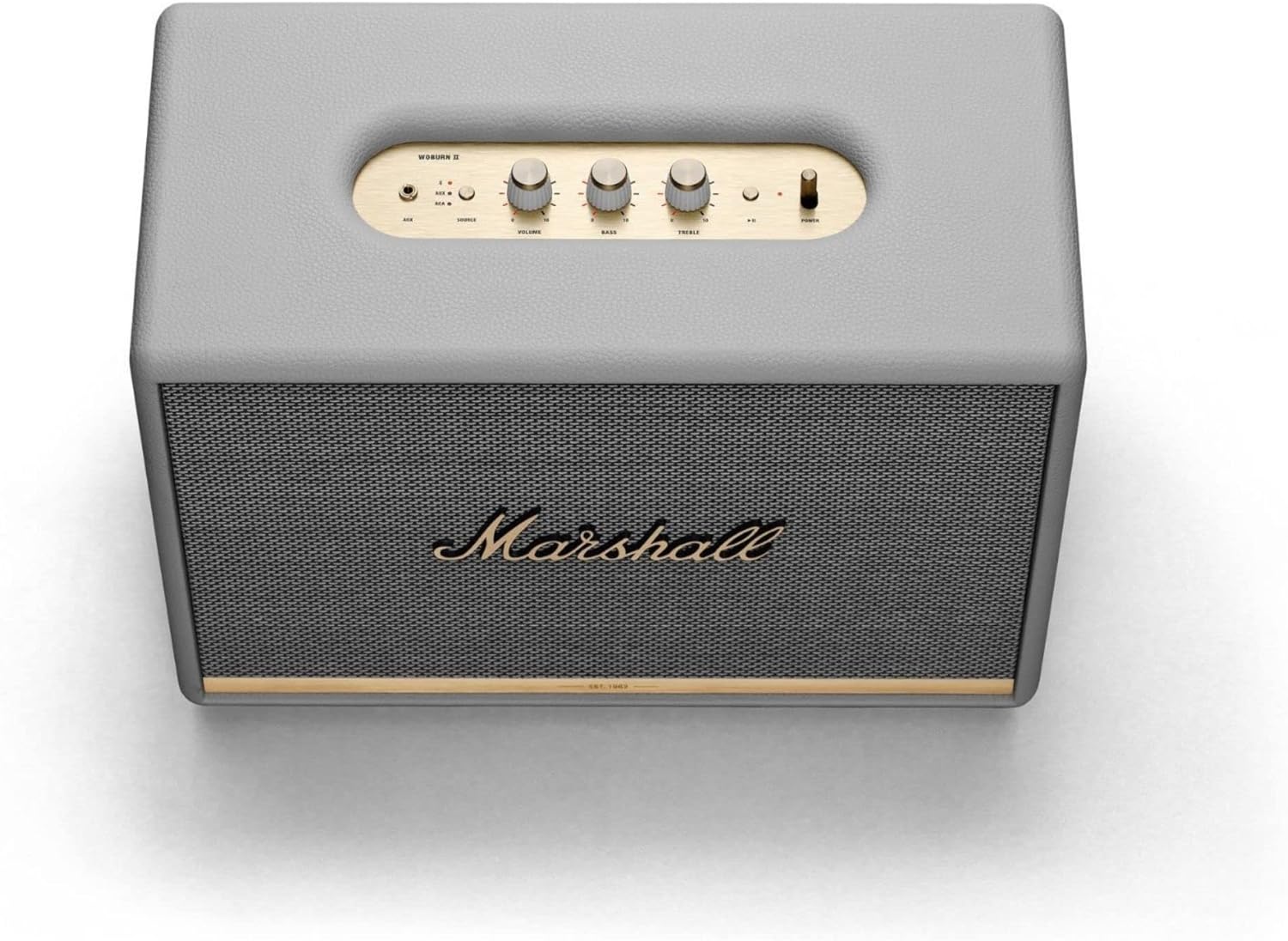 Experience lifelike sound with the Marshall Woburn II Wireless Speaker in White. 7340055358248