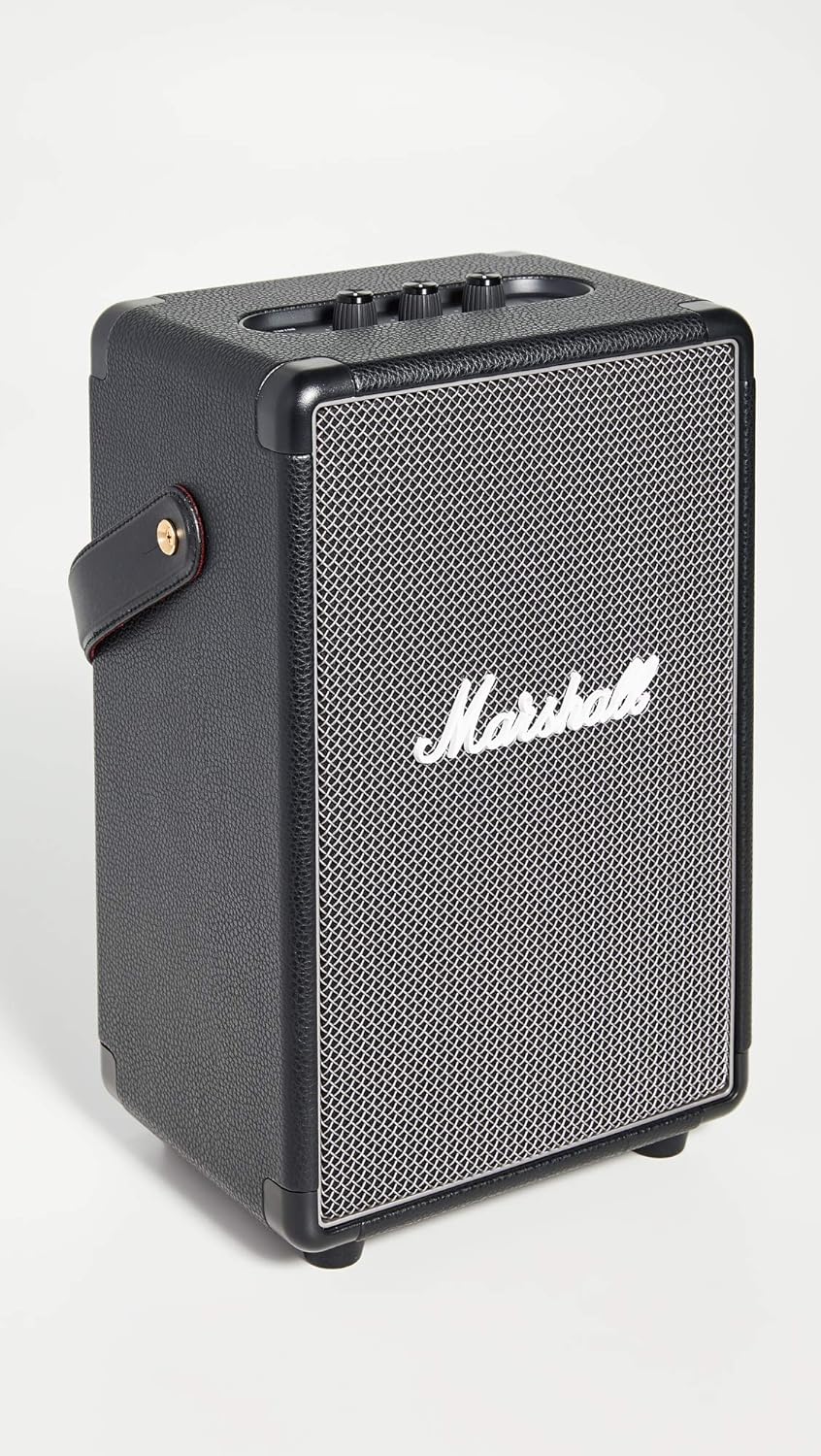 Marshall Tufton Speaker: IPX2 water-resistant rating, rugged design with metal grille. Multi-host functionality. 7340055362337