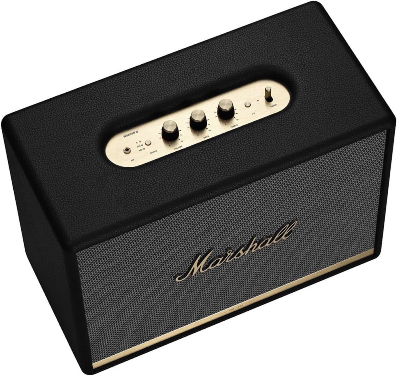 Marshall Woburn II Speaker - Bluetooth 5.0 for lossless wireless sound up to 30 feet away. 7340055363075